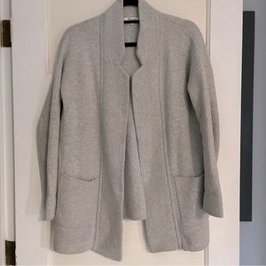 MADEWELL Merino Wool Oversized Open Cardigan Sweater Coat, XXS
